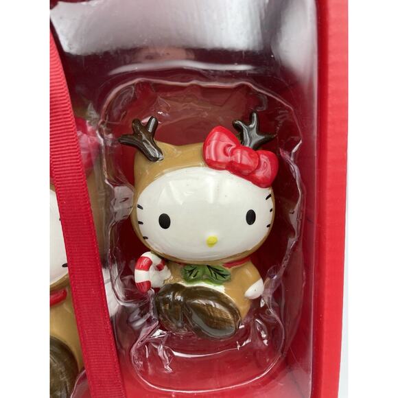 Hello Kitty Christmas Mug And Figurine Set 2024 Reindeer Bluesky Clayworks - New - Picture 4 of 11
